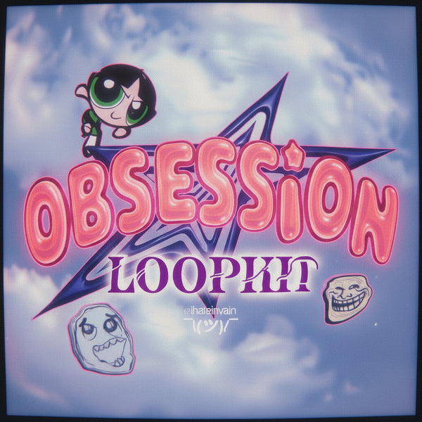 obsession loopkit cover art, 85 exclusive royalty free loops by ihateinvain